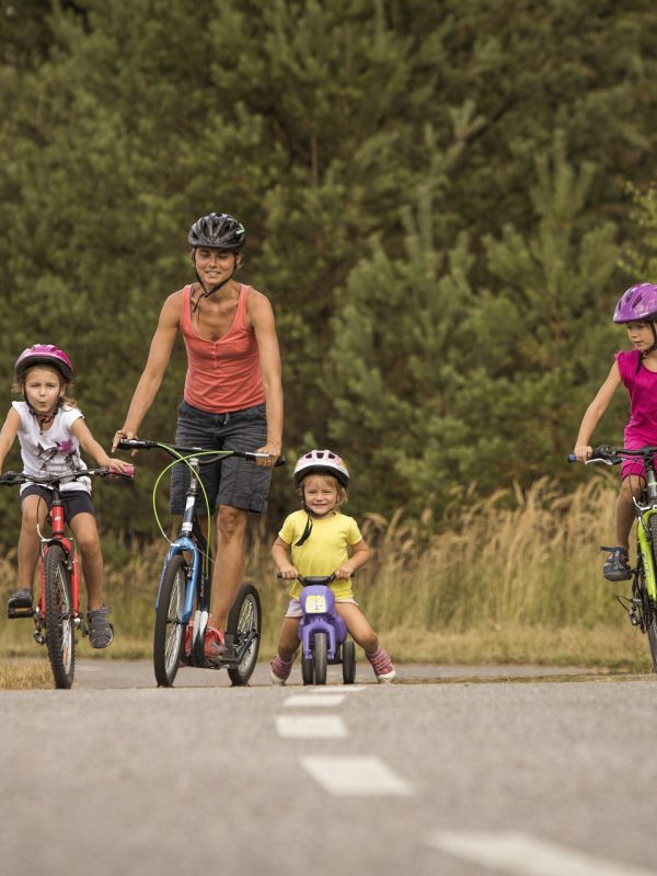 Sportovně-rekreační areál Vrchbělá, cyklo, rodina s dětmi